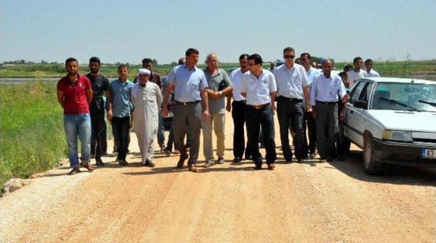 Ak&ccedil;akale&rsquo;de Yılın İlk Asfaltı D&ouml;k&uuml;ld&uuml;