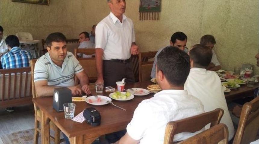 Şube M&uuml;d&uuml;r&uuml;ne Veda Yemeği