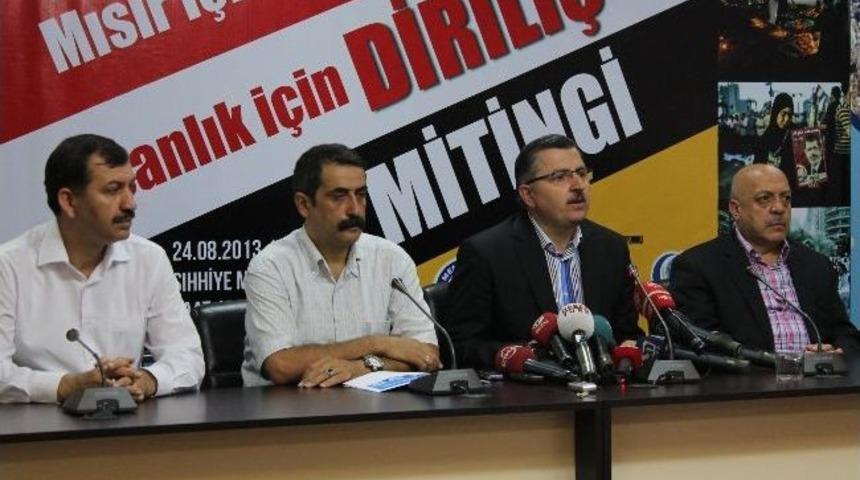 Sıhhıye&rsquo;de &ldquo;insanlık İ&ccedil;in Diriliş Mitngi&rdquo;