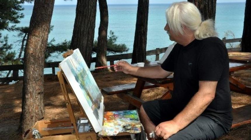 Yedi Farklı &Uuml;lkeden Gelen Sanat&ccedil;ılar, İnebolu&rsquo;yu Resmetti