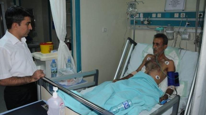 Vali Vekili Erdoğan, Aslan Ege&rsquo;yi Hastanede Ziyaret Etti