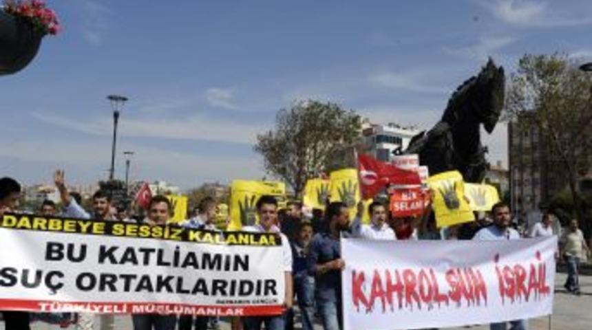 Mısır Protestosuna Yabancı &Ouml;ğrenciler De Destek Verdi