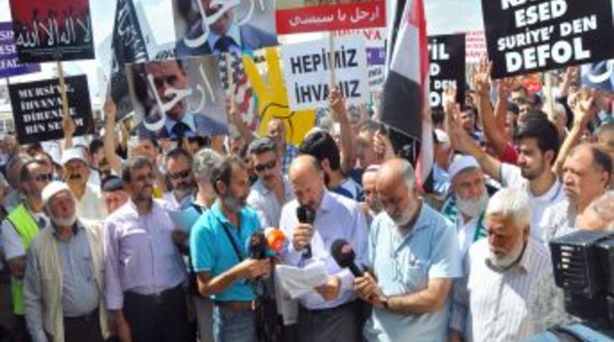 Suriye Ve Mısır’daki Katliamlarda Ölenler Için Gıyabı Cenaze Namazı Kılındı