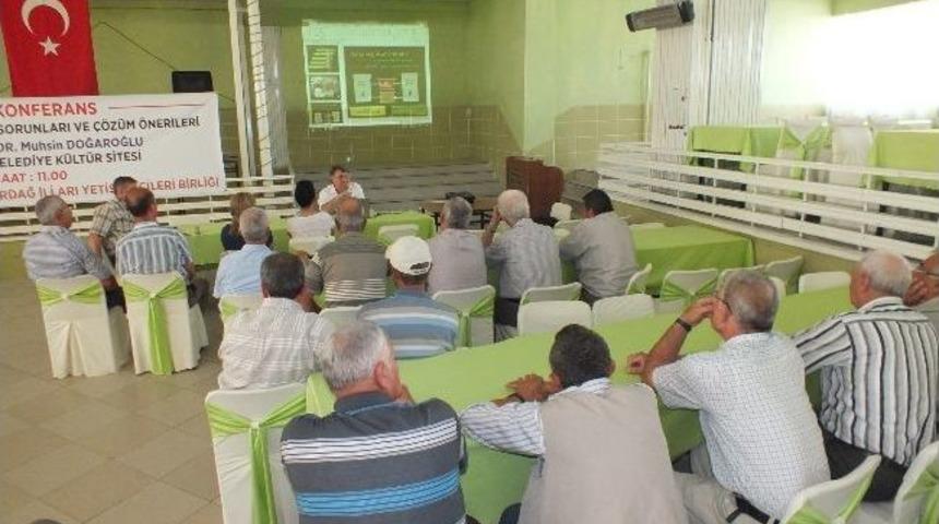 Hayrabolu&rsquo;da &ldquo;arıcılığın G&uuml;ncel Sorunları Ve &Ccedil;&ouml;z&uuml;m &Ouml;nerileri&rdquo; Konulu Konferans