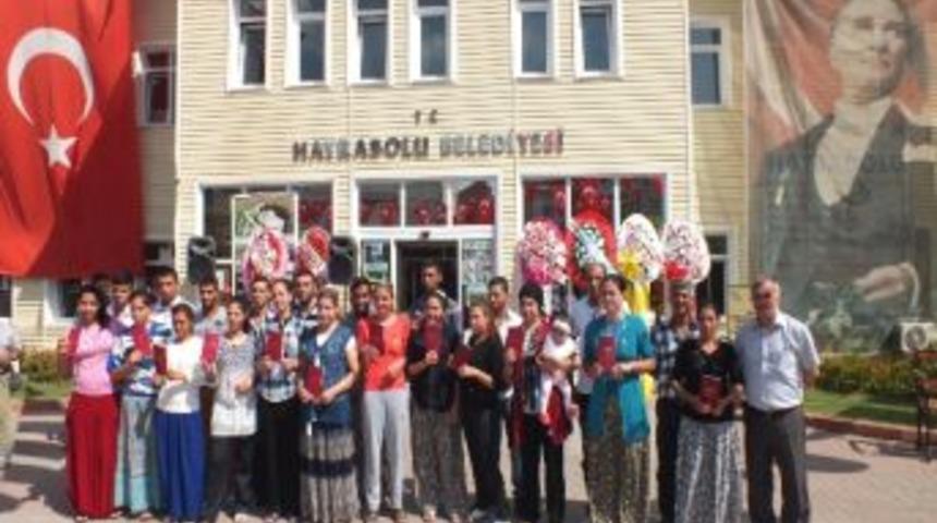 Hayrabolu Ay&ccedil;i&ccedil;eği Festivalinde 14 &Ccedil;ifte Resmi Nikah Kıyıldı