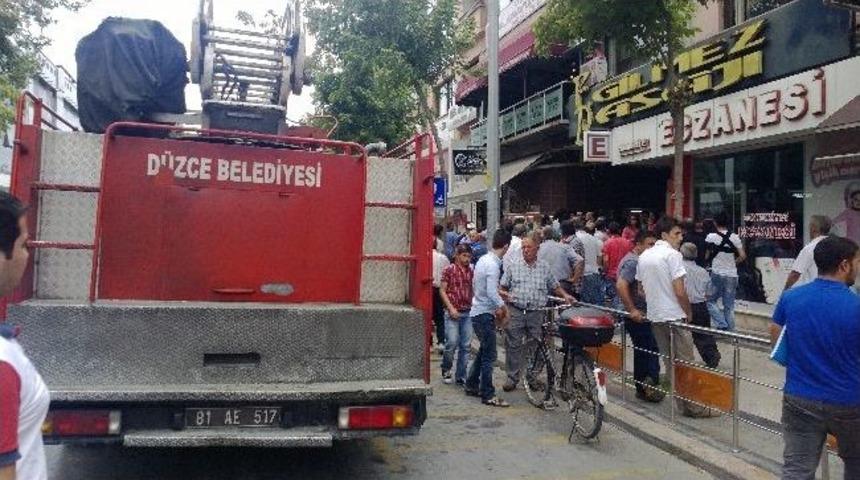 D&uuml;zce Kent Merkezinde Duman Paniğe Neden Oldu