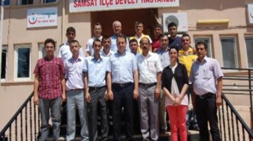 Samsat Kaymakamı S&uuml;nd&uuml;k, Hastanede İncelemelerde Bulundu