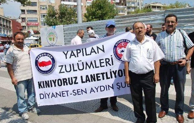 Aydın'da Mısır Ve Suriye’de Ölenler İçin Gıyabi Cenaze Namazı Kılındı