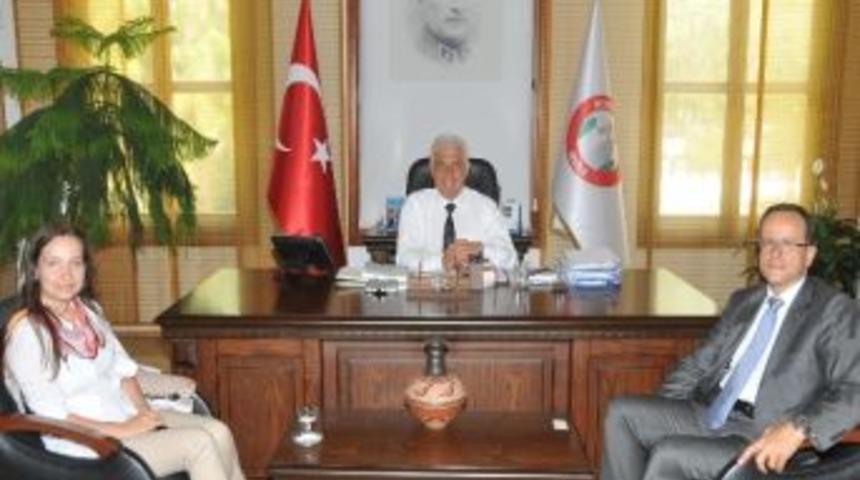 Avusturya Ticaret M&uuml;steşarı Bekos&rsquo;tan Başkan G&uuml;r&uuml;n&rsquo;e Ziyaret