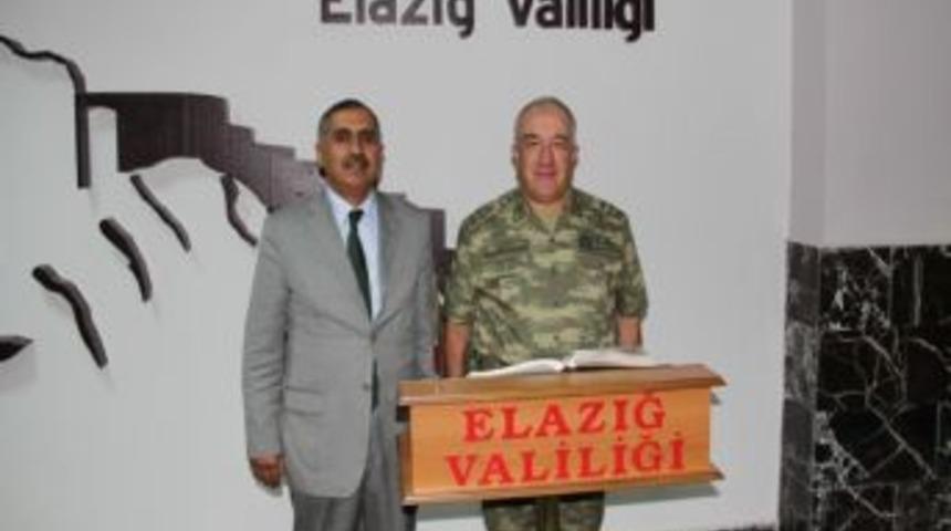 8. Kolordu Komutanı Akbaş, Vali Ko&ccedil;ak&rsquo;ı Ziyaret Etti