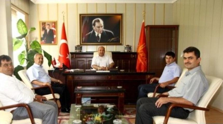 Başkan Isıkan&rsquo;dan Yeni Kaymakam &Ccedil;akıcı&rsquo;ya Hoşgeldin Ziyareti