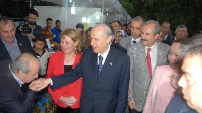 Mhp Lideri Bah&ccedil;eli&rsquo;nin Afyonkarahisar Ziyareti