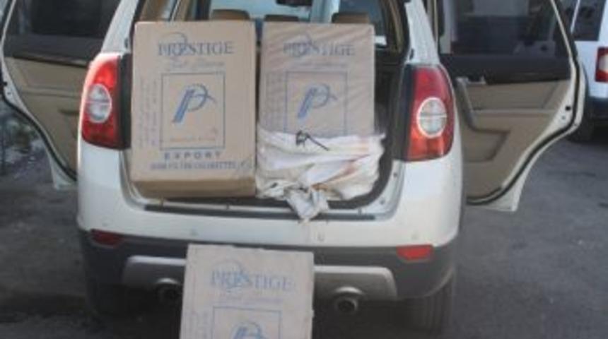 Kars&rsquo;ta 9 Bin Paket Ka&ccedil;ak Sigara Ele Ge&ccedil;irildi