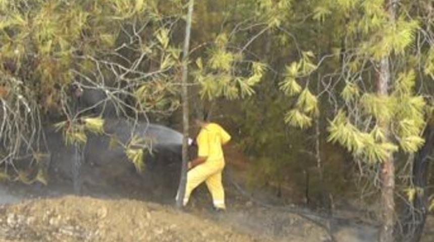 Yıldırım d&uuml;şt&uuml;,yangın &ccedil;ıktı