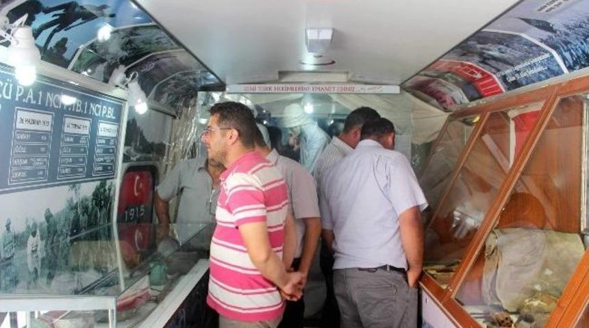 &Ccedil;anakkale Savaşı Gezici Otob&uuml;s&uuml; Beyşehir&rsquo;e De Uğradı