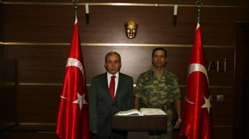 Tugay Komutanı Tuğgeneral Bilgehan Saymaz G&ouml;revine Başladı