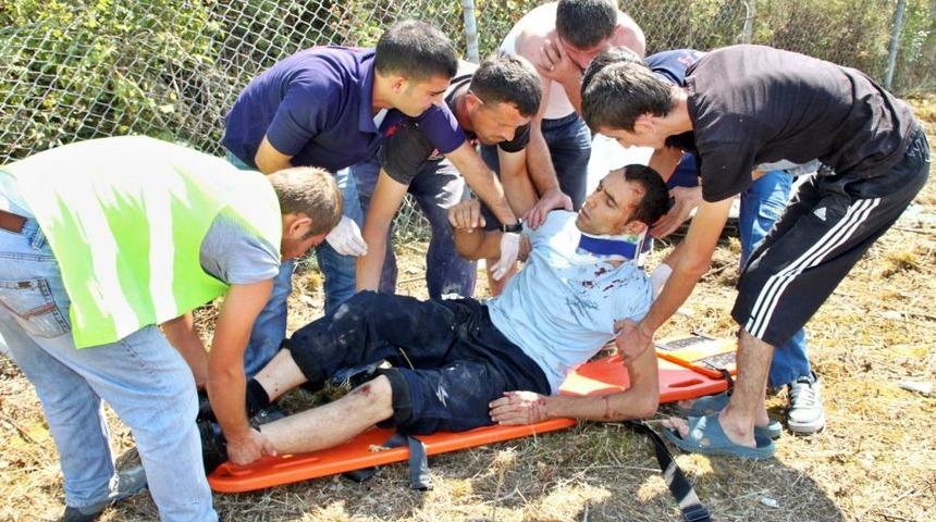 TEM'de Takla Atan Otomobilin S&uuml;r&uuml;c&uuml;s&uuml; Yaralandı