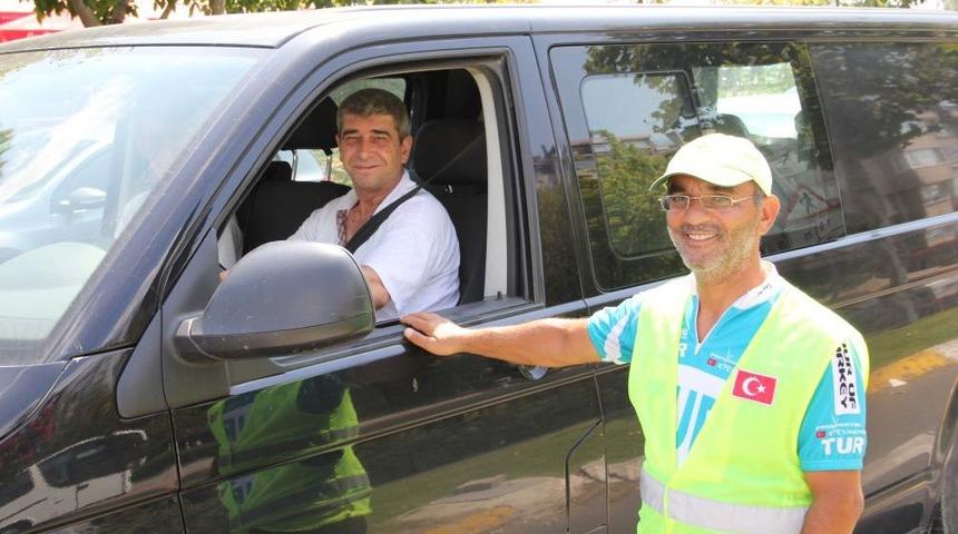 Trakya'yı Dolaşan Bisiklet&ccedil;iler: Trafikte Bisikletliler De Var L&uuml;tfen Saygı