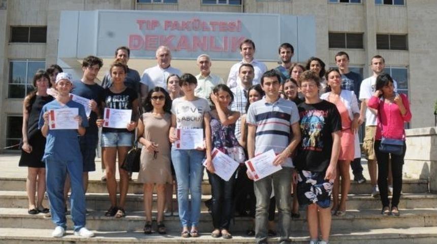 Stajı Tamamlayan Gürcü Öğrenciler Sertifikalarını Aldı