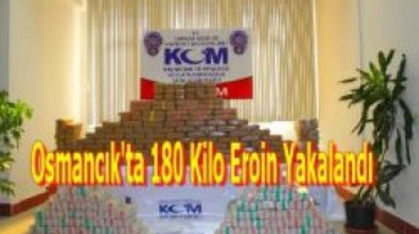 Osmancık'ta 180 kilo eroin yakalandı
