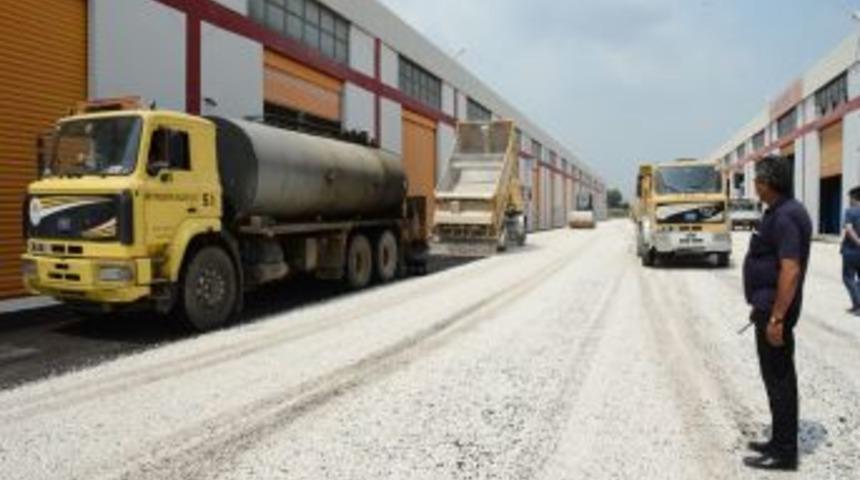 Modern Sanayi Sitesi Asfaltlanıyor
