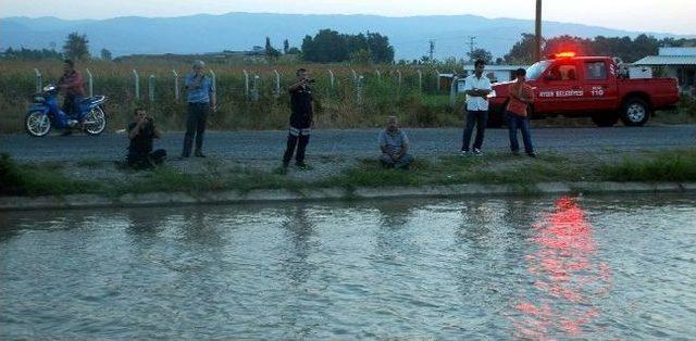 Alkollü Sürücü Kamyonetiyle Kanala Uçtu