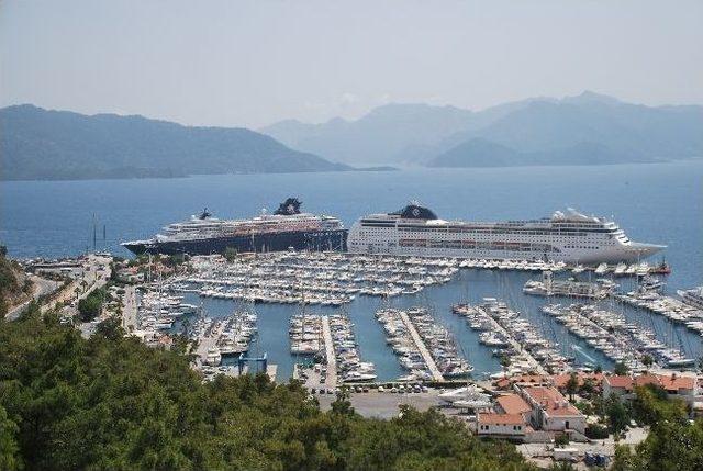 Marmaris'e Eylül Ayında Denizden 25 Binin Üzerinde Turist Gelecek