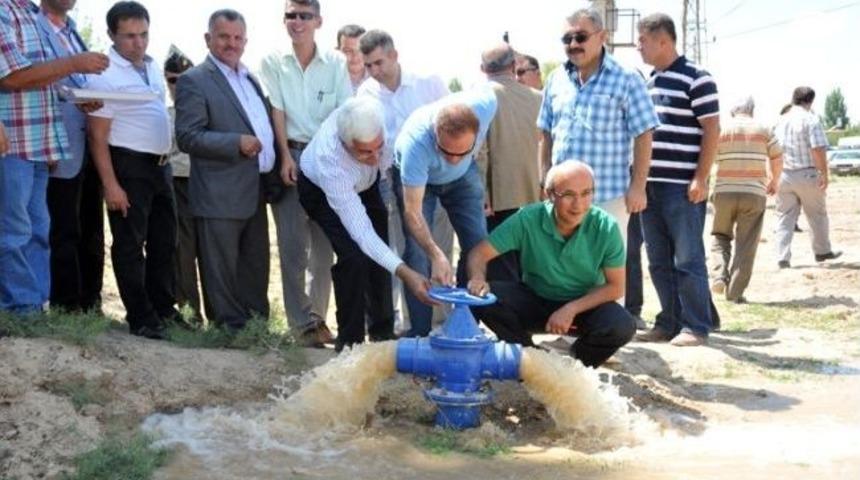 Karaman&rsquo;da Kapalı Şebeke Sulama Projesinin A&ccedil;ılışı