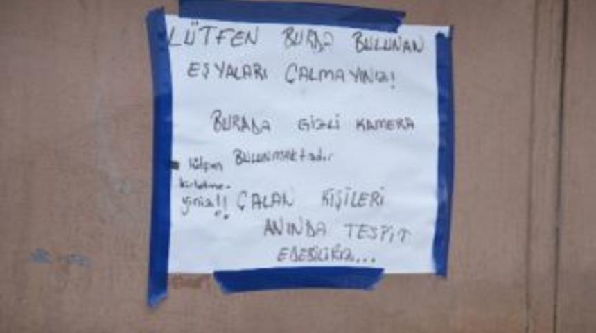 Hırsıza ilanlı tehdit