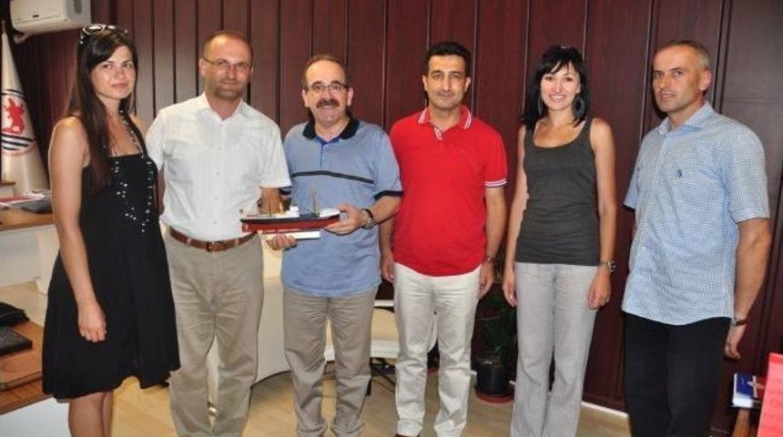 Bosna-hersek Br&ccedil;ko B&ouml;lgesi Heyeti Om&uuml;&rsquo;y&uuml; Ziyaret Etti