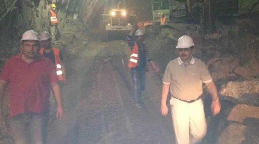 Vali Şahin, Tünel İnşaatlarında İnceleme Yaptı