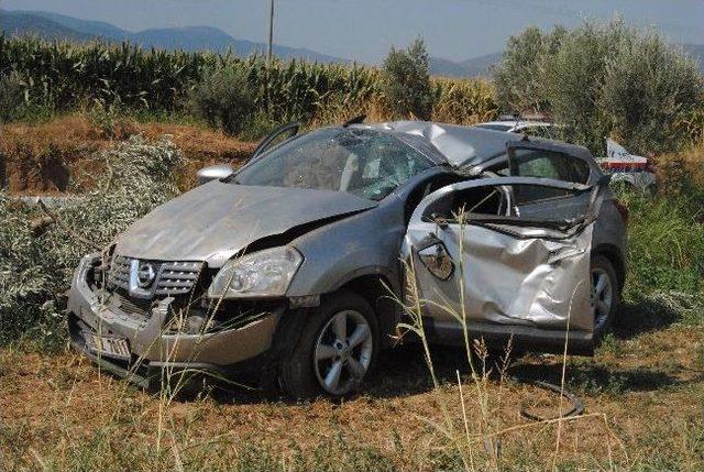 Ödemiş'in Şirinköy Muhtarı Özdemir Kazada Ağır Yaralandı