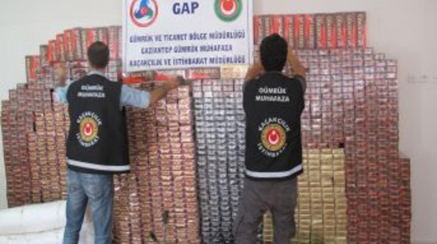 Gaziantep&rsquo;te 13 Bin 700 Paket Ka&ccedil;ak Sigara Ele Ge&ccedil;irildi