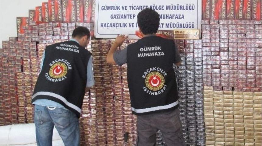 Gaziantep&rsquo;te Ka&ccedil;ak Sigara Operasyonu:3 G&ouml;zaltı