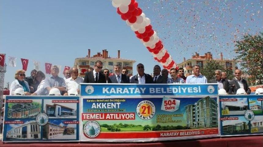 Akkent Konutlarının Temeli Atıldı