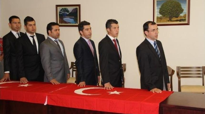 Dp&uuml;'de Aday Memurlar Yemin Etti