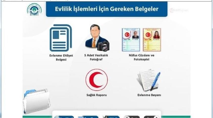 Evlenecek &Ccedil;iftlere Online Destek