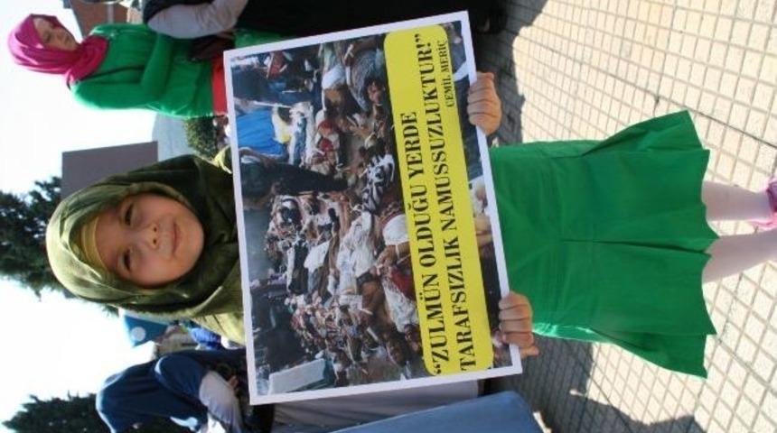 Devrek&rsquo;te Sivil Toplum Kuruluşlarından Mısır Olaylarına Kınama Mitingi