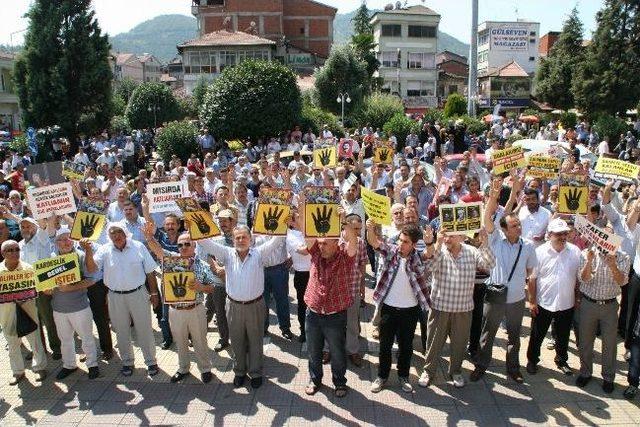 Devrek’te Sivil Toplum Kuruluşlarından Mısır Olaylarına Kınama Mitingi