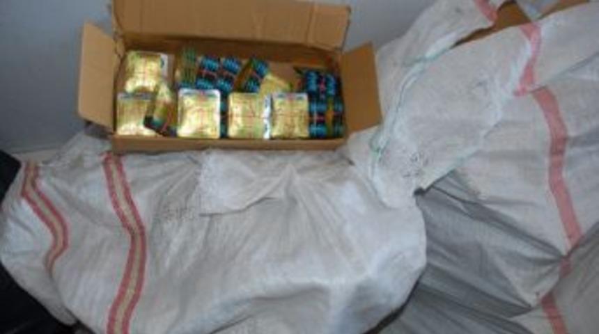 Kırıkhan'da 36 Bin Adet Ka&ccedil;ak Viagra Ele Ge&ccedil;irildi