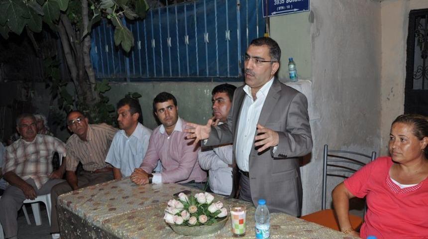 Başkan &Ccedil;elikcan, Akıncılar Mahallesi'nde Vatandaşlarla Bir Araya Geldi