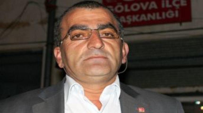 CHP G&ouml;lova İl&ccedil;e Başkanı Arif &Ccedil;elik Istifa Etti
