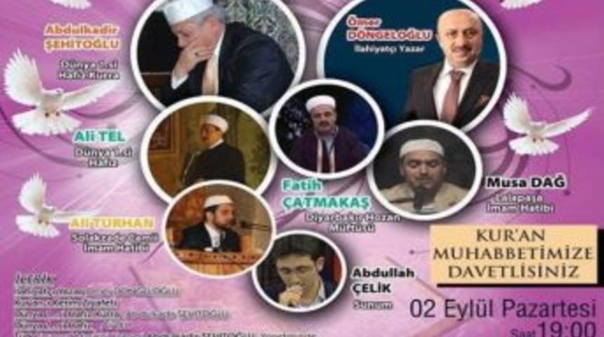 Erzurum’da Rahman-ı Kerim Programı