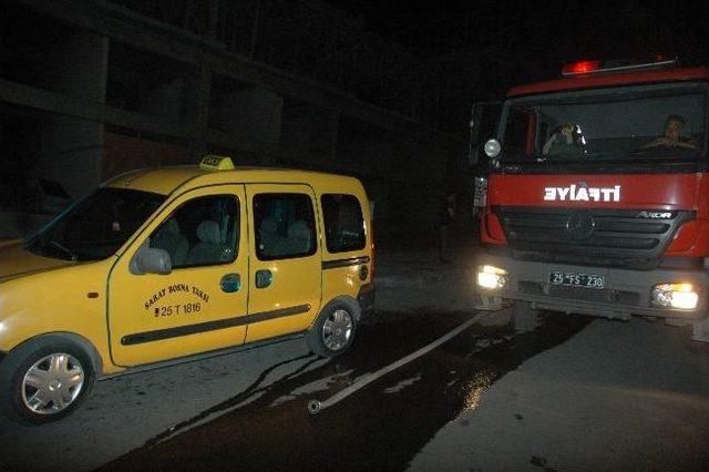 Erzurum’da Korkutan Yangın