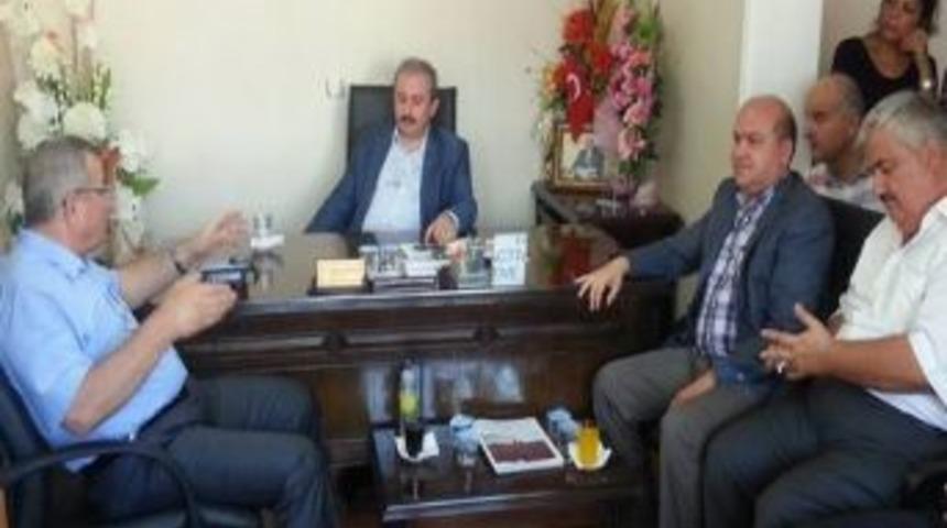 Başkan Emeksiz Şentop&rsquo;u Ağırladı