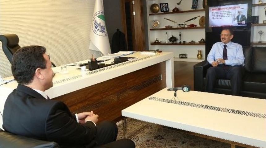 Melikşah'ın Rekt&ouml;r&uuml;'nden &Ouml;zhaseki'ye Ziyaret