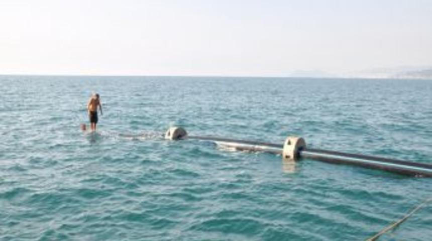 Derin Deşarj Sisteminde Ilk Boru Denize Indi