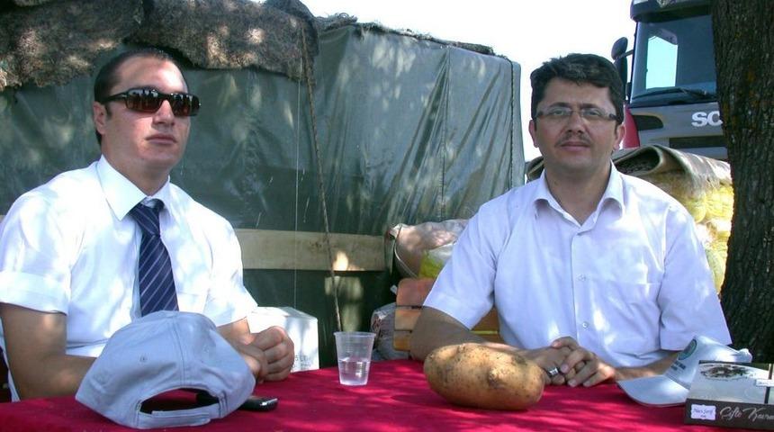 Tavas Ovası'nın Ilk Patates Hasadı Başladı