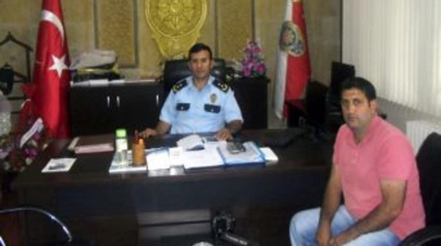 İha Temsilcisi &Ccedil;ankaya&rsquo;dan Pasinler Emniyet M&uuml;d&uuml;r&uuml; Kozan&rsquo;a Ziyaret