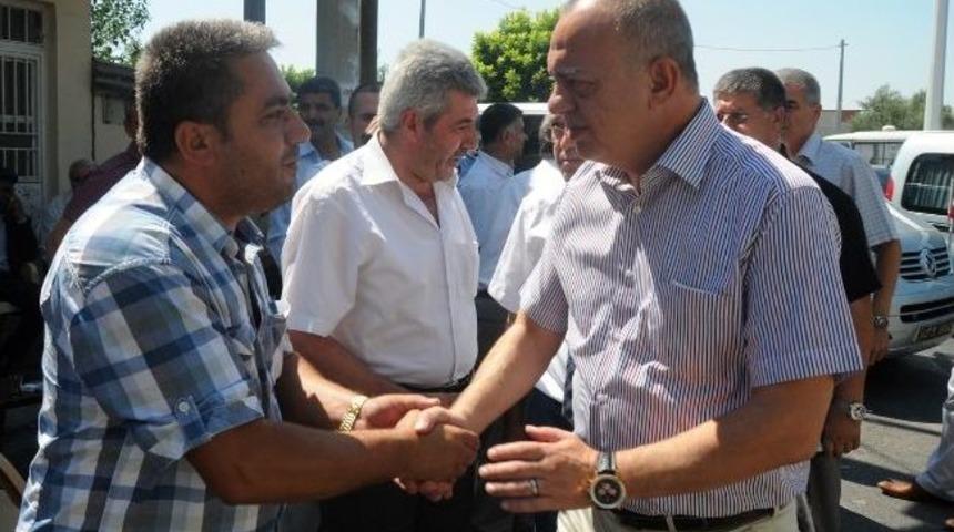 Başkan Erg&uuml;n'den Taziye Ziyareti